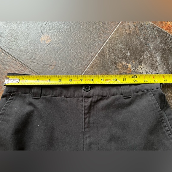 Women’s Garage black cargo trouser skater grunge goth uniform pants. Size 1 - Picture 12 of 16